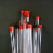 PC투명관 투명파이프 실험 및 교육부자재 PC관 포장케이스 (마개별매) 길이1.5m 1단, 10mm(500개)