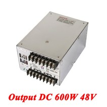 SP-600-48 PFC 600W 48 v 12.5A 단일 출력 산업용 등급 스위칭 전원 장치 AC110V/220V 변압기 DC V, 한개옵션0