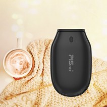 피스넷 충전식 휴대용 전기 손난로 핫팩 보조배터리 보틀, USB 충전식 손난로 핫팩 피스넷 _레드