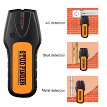 3In 1 금속 탐지기 나무 스터드 찾기 AC 전압 라이브 와이어 감지 벽 스캐너 전기 상자 파인더, 한개옵션0