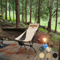 롱 릴렉스 캠핑 의자 캠핑 체어 감성 폴딩 접이식 편한 휴대용 캠핑용 초경량 백패킹, 블랙, 단품 1개