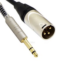 케이블마트 MACK HA26 ST5.5(6.3) TRS/숫 - 캐논 XLR (숫) 오디오 앰프 스피커 반주기 믹서 스피커 밸런스 케이블 음향 연결선, 10M, HA26 ST5.5-캐논
