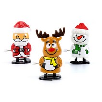 크리스마스 태엽뚜벅이 12개(혼합) 선물 작동 장난감