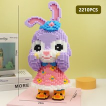 톰과제리 캐릭터 나노 블럭 마이크로 블록 입체 퍼즐 레고 호환 홈 카페 테이블 인테리어 장식 소품 친구 생일 선물, CV