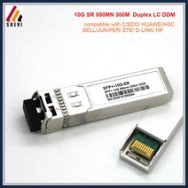 10Gb SFP 10G-SR 트랜시버 모듈 광섬유 sfp 10g SR 850nm 537 300m DDM 이중 LC 광, [08] Compatible Aruba
