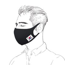 도봉물산_[국내산] 빨아쓰는 태극기 3D입체 패션 마스크 5색, 도봉 쿠팡 TKBio05.화이트(흰색), 도봉 쿠팡 본상품선택