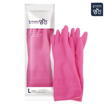 바이리빙 고무장갑 L (핑크) 10개, 바이리빙 고무장갑 L 10개/