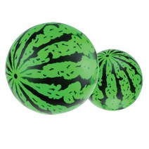 진짜 수박같은 수박 탱탱볼 공놀이 비치볼 물놀이, 수박색, 19cm