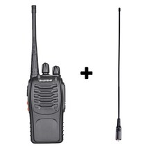 100% 원래 Baofeng BF-888s 워키 토키 UHF BF888s 5W 16CH 휴대용 Walki Talki 400-470mhz 888S CB 양방향 라디오 Comunicador, 01 유로, 04 Add a long antenna