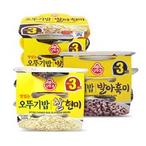 오뚜기밥 찰현미+발아현미+발아흑미 각 210G*3 2개씩, 1세트