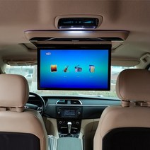 4세대 올뉴 카니발 쏘렌토 팰리세이드 천장 모니터 티비 tv 보조 19인치, 블랙