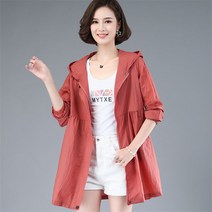 K.ONLINE SHOP컬러 봄 여름 빅사이즈 후드 야상 점퍼 자켓 여성 트위드자켓 청자켓 가죽자켓