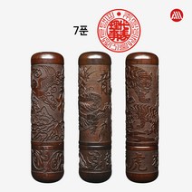 [삼촌네도장] 국산 벽조목 레이저 뚜껑 법인도장 회사도장 개인도장 인감도장 7푼(21mm), 용, 훈민정음체(한글만)
