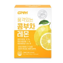 GNM 품격있는 콤부차 레몬 비타민C 유산균 분말 스틱, 5g, 30개입, 1개