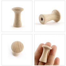 DIY 가구 탁자 서랍 조립 제작 부속 나무 1구 손잡이, 1