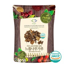 푸른들판 국내산 느릅나무 껍질 분말 가루 100% 국산 유백피 누릅나무 파우더 차 HACCP 인증, 500g, 1개