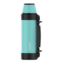스텐 보온물병 대용량 텀블러 여행 휴대용 커피 스테인레스 1200 1500ML, 8.1500ml - Forest green