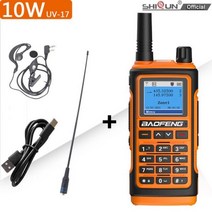 Baofeng-UV17 워키 토키 NOAA 날씨 채널 양방향 라디오 LCD 스캔 USB C 충전기 방수 VHF/UHF 999CH FM 라디오 UV 16, CHINA_-H-Type c-771