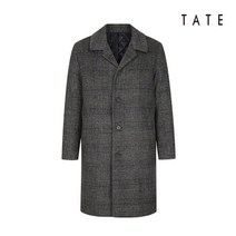 테이트 TATE 남성 모혼방 체크 누빔 코트(KA9W0-MCH920-582)