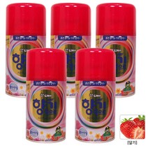 산도깨비 향기속으로 리필용 15종 290ml*5개 방향제, 01. 딸기
