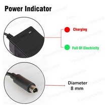 전기 팩 부품 DIY 호환 변환 54.6V 4A 리튬 이온 배터리 충전기 48V 13S Kugoo G1 스쿠터 휠체어 자전거, 08 DC 8MM, 04 AU