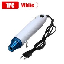 핫 에어 건 220V 전동 공구 헤어 드라이어 납땜 랩 송풍기 히터 수축 시트 도구, White