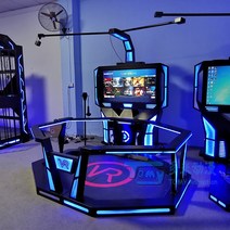 대형 VR 가상현실 체험 HTC 워킹 플랫폼 대형 게임기기 9dvr 체험관 놀이기기 슈팅 체감 vr 게임기 실내 놀이공원 어트랙션