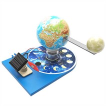 뉴 태양광으로자전하는 지구와달의 위상(일반/지구본), 지구본형