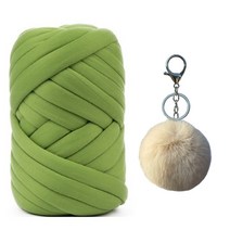 벨벳 자이언트얀 가방 만들기 자이언트얀1kg 뜨개실 망고실, 기본 그린