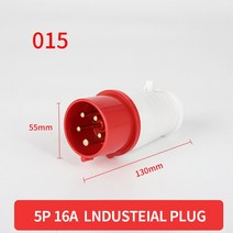 산업용 플러그 소켓 3P 4P 5 핀 전기 커넥터 16A IP44 방수 벽 장착 MALE FEMALE 220V 380V, 한개옵션1, 09 5P 16A plug