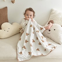 테디베어 극세사 블랭킷