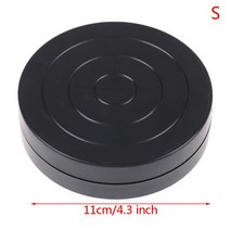 검은 색 점토 조각 도구 도자기 바퀴 회전 턴테이블 학생, [01] black