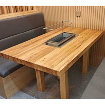 무연 양꼬치 가게 테이블, 자동 꼬치 오븐