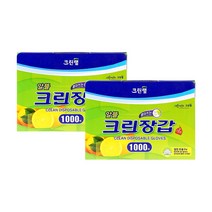 크린랲 알뜰 크린 일회용장갑 1000매, 2개