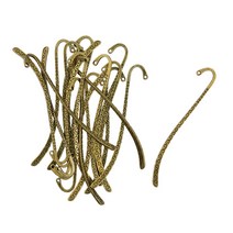 STK 20pcs 빈티지 청동 금속 책갈피 구멍 보석 결과와 북 마크