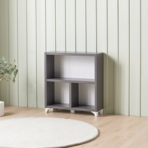 [최저가선언+실속구매1위] 파로마 미셀 2단 다리 책장 800 / 책장 / 미니책장, 그레이