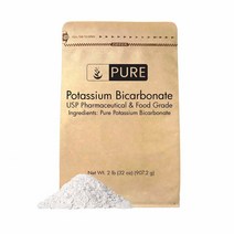 Pure Potassium Bicarbonate 중탄산 칼륨 분말 퓨어 907.2g 32oz, 1개