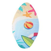 스킴보드 해변 소형 서핑 초보자 스키밍 30 인치 스탠드업, 2.Summer Beach