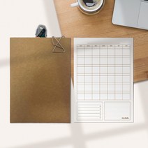 I AM MEGAN 크라프트 바인더 + A5 MEMO PAD 세트, I AM MOMO(모눈)