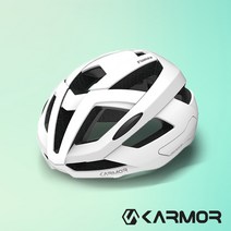 카머 피엔자 자전거 헬멧 로드 MTB 사이클 아시안핏, 화이트