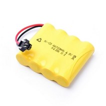 GTF 원격 제어 장난감용 AA 니켈 카드뮴 배터리 팩 자동차 충전식 4xAA 4.8V 700mAh 직송, WHITE