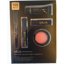 MUA 메이크업 아카데미 프로페셔널: 메이크업 아티스트 머스트해브 키트 (5피스 세트) MUA Make-up Academy
