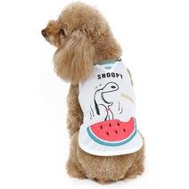 펫파라다이스 여름 강아지 고양이 스누피 탱크탑 쿨 원단 시원한 소재 옷