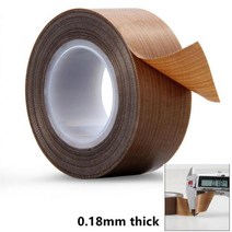 10M 고온 테이프 300 학위 천으로 온도 단열 방수 접착 PTFE 씰링 기계 자기, [02] 0.18mm, [03] 10mm, 02 0.18mm_03 10mm