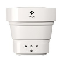 미니 세탁기 휴대용 캠핑 속옷 양말 여행 xiaomi 전기 가정용 접이식 배럴 아기 옷 청소기 여행용, 하얀, 우리를