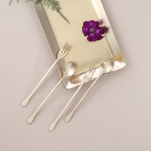 (화담)명인명품 방짜유기 커트러리 롱티스푼 롱티포크 세트 롱드링크 머들러_필수아이템 선물 강추, 롱티스푼포크세트