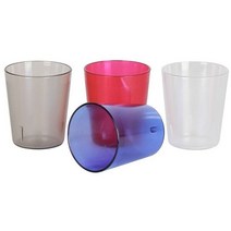 플라스틱컵 물컵 카페컵 물잔 음료컵 pc컵 1개 140ml, 옵션_적색