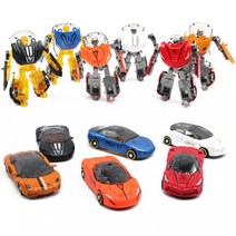 휴식공간 메탈 트랜스봇 변신로봇 자동차변신 키즈로봇 변신장난감 랜덤발송 변신로보트