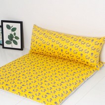 바보사랑 러블리여우 1인용세트 대쿠션(110x50)+1인대방석.찬미디자인(무료배송), 02.러블리여우오렌지