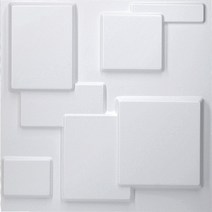 30x30cm 3d 벽 스티커 장식 천장 거실 3d 벽지 벽화 방수 3d 벽 패널 금형 욕실 주방 사무실, y, 1피스-매트 화이트